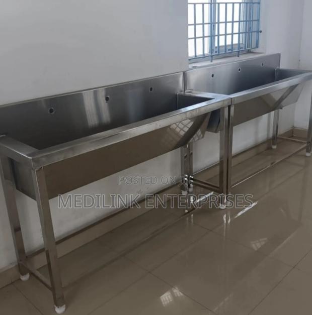 Stand Alone Ss 3p4 Stainless Steel Wall Laundry Sink