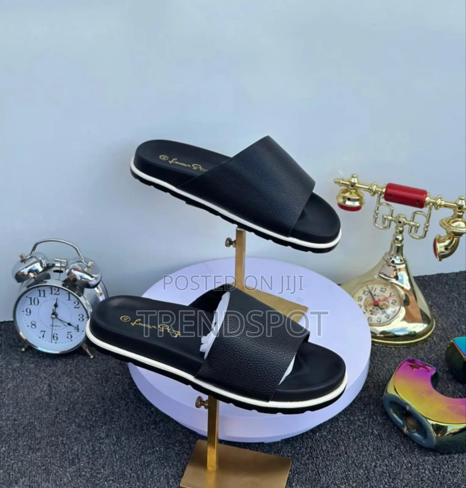 Luna Step Leather Slide
