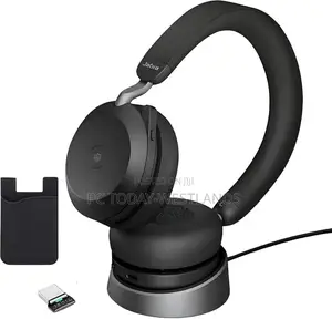 Jabra Evolve2 75 Wireless Headphones - Charging Headset Stand, Usb-A