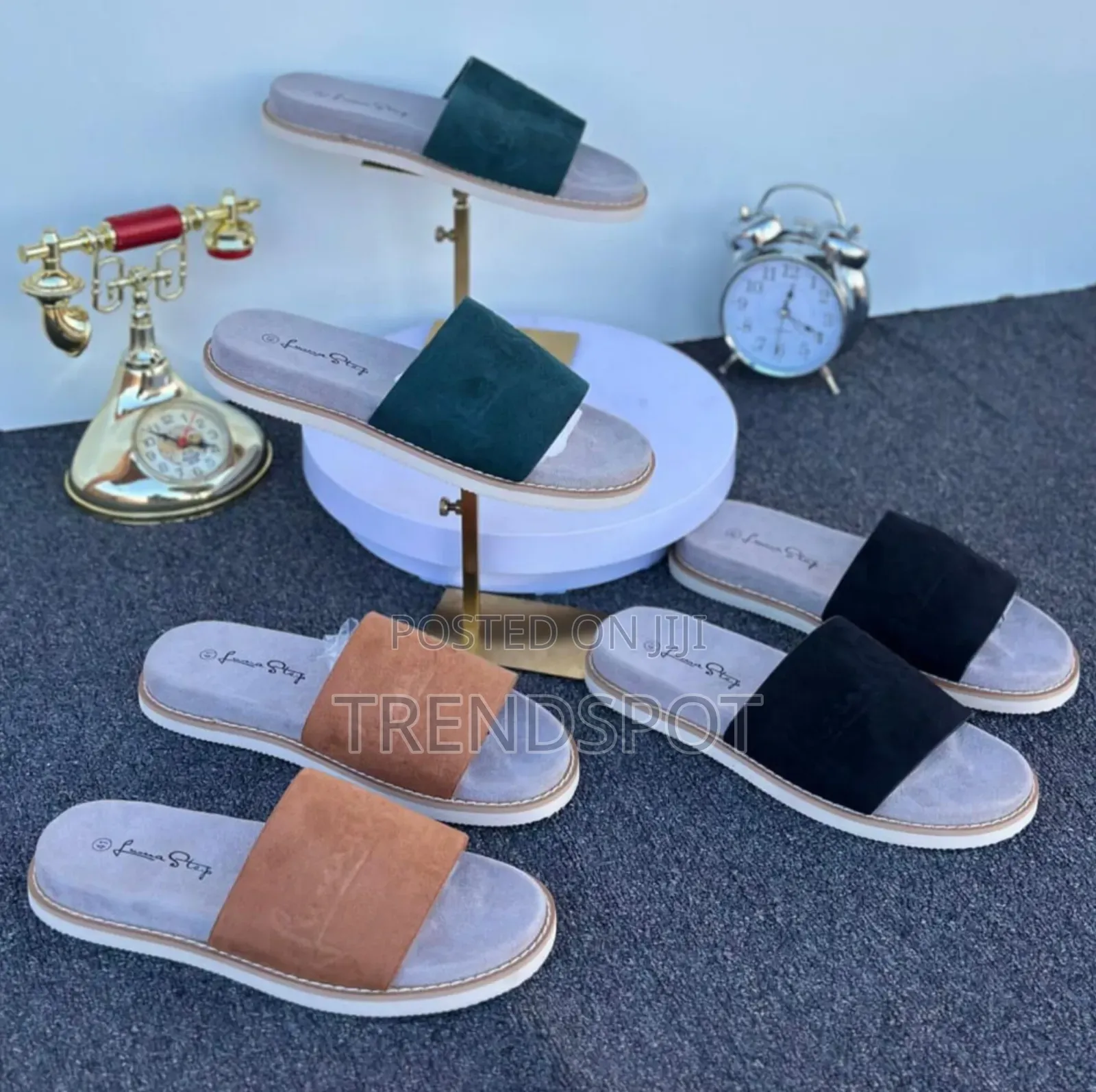 Luna Step Suede Slide