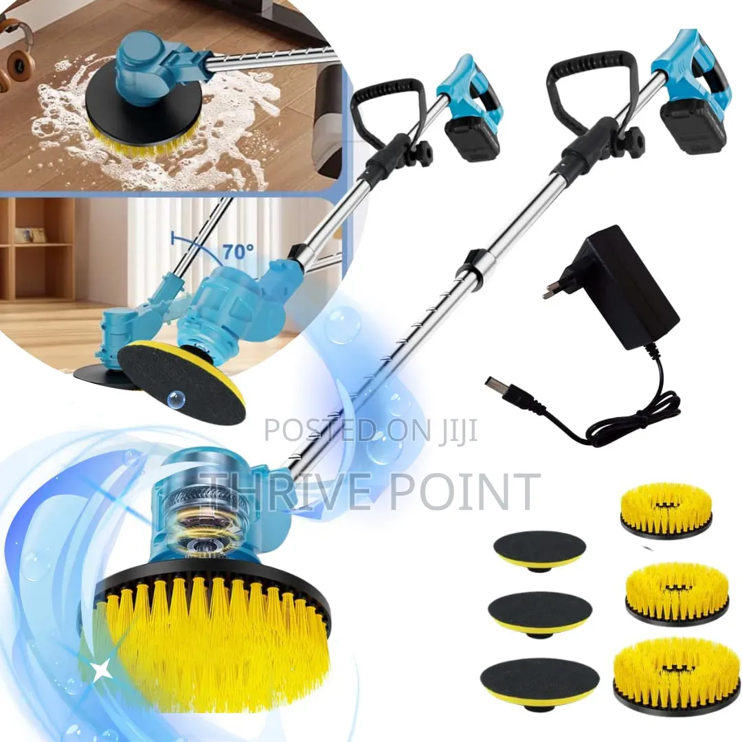 3in1 3pc Brush Electric Spin Scrubber