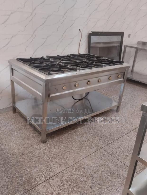 6-Burner High Pressure Combined Cooker