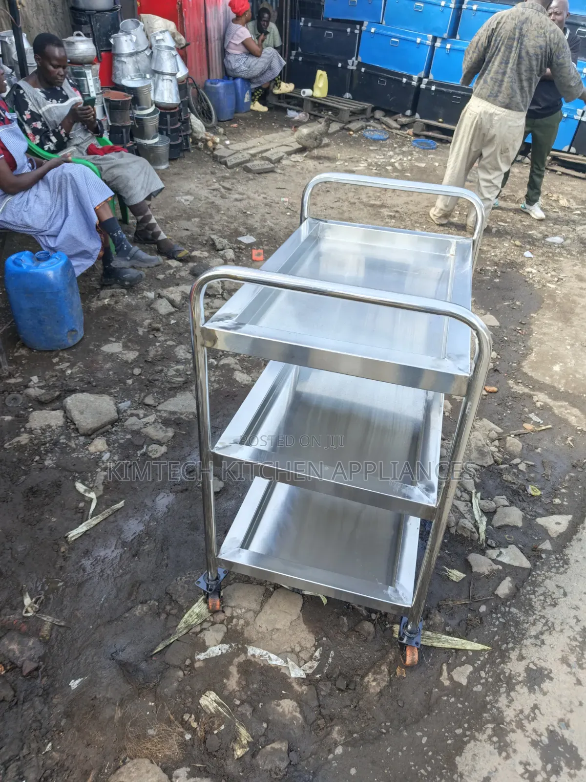 Stainless Steel Medicine Trolley
