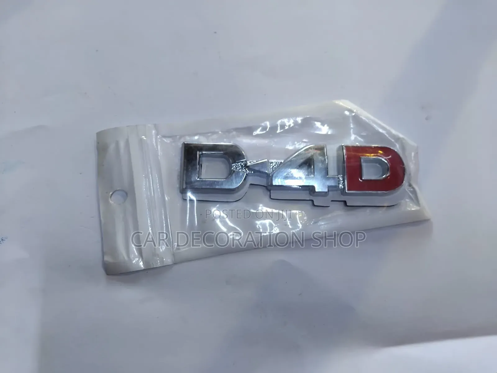 Chrome Toyota Hilux D_4d Badge Emblem