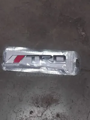 TRD Performance Chrome Finish 3d Luxury Shield Badge