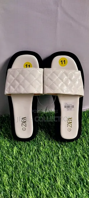 Black and White Original Zara Sandals
