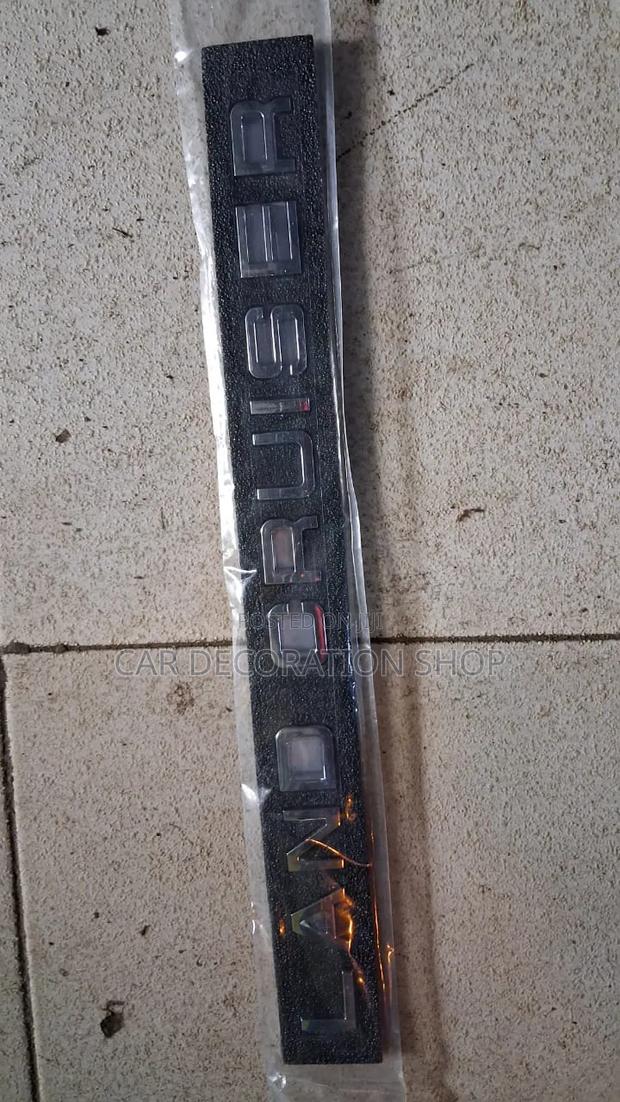 Silver Replacement Boot Land Cruiser 3d Design Badge
