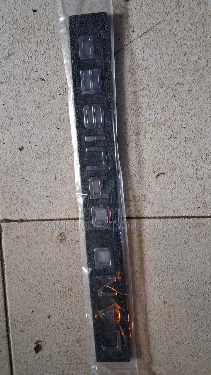 Silver Replacement Boot Land Cruiser 3d Design Badge