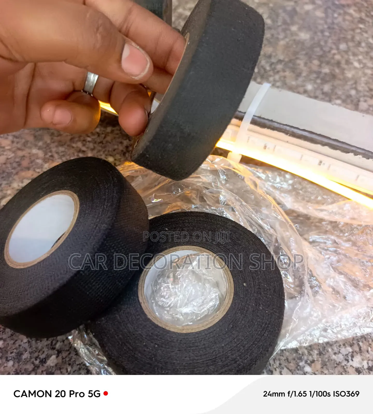 25mm Cloth Wiring Harness Tape For Insulating Cables Safety