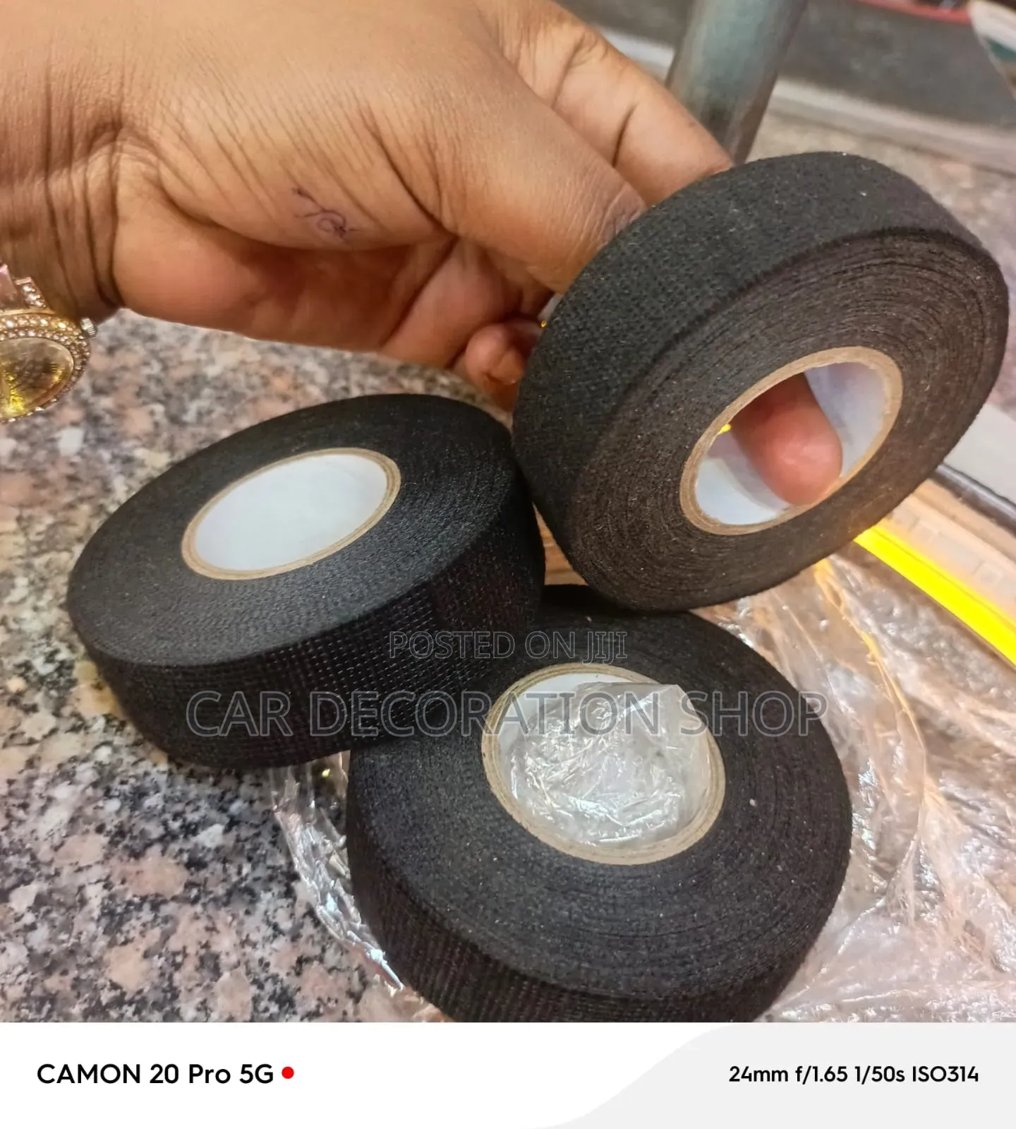 25mm Cloth Wiring Tape With Strong Adhesive Backing To Stick Firmly
