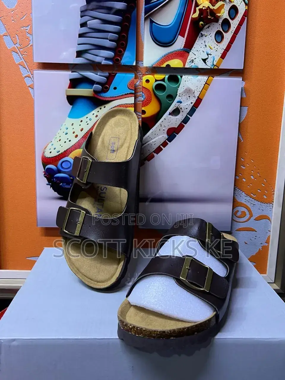 Buckle Cork Sandals “Coffee”
Sizes :38-45