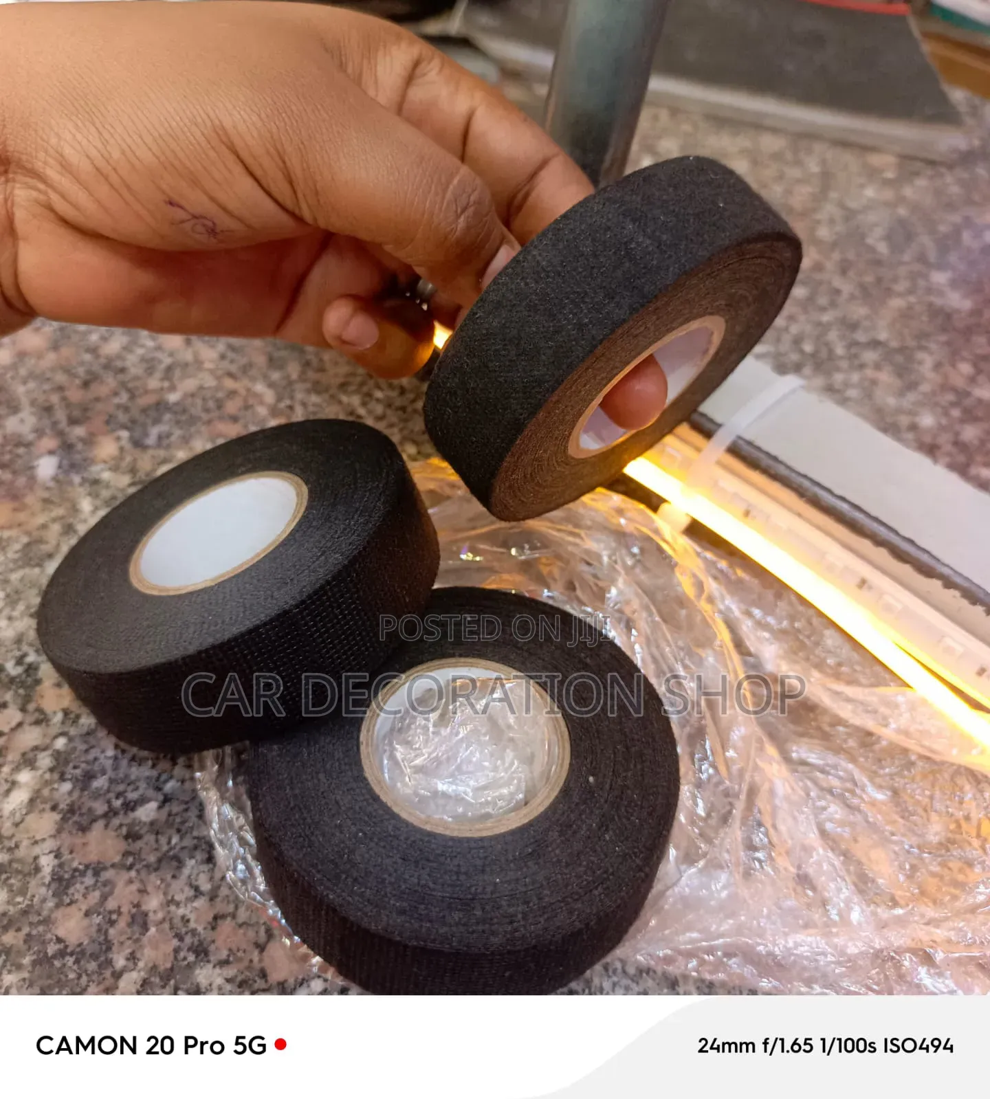 20mm Cloth Tape for Bundling Wiring Providing Insulatio,Reduce Noise,