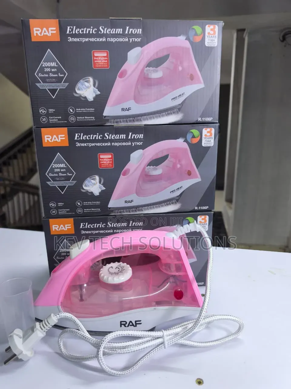 Raf Steam Iron Box