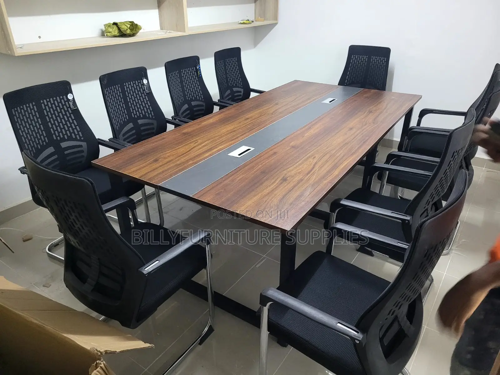 2.4m Boardroom Table in Nairobi – 8–10 Seater Conference Table
