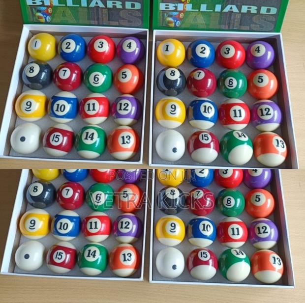 Premium Numbered Pool Balls • Pro Billiard Set / Durable Finish