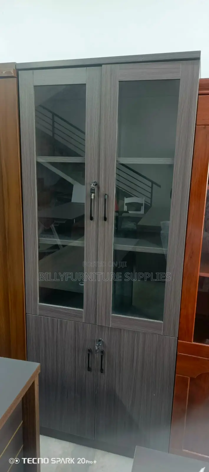 Wooden 2 Door File Cabinet Nairobi – Stylish Office Storage Solution