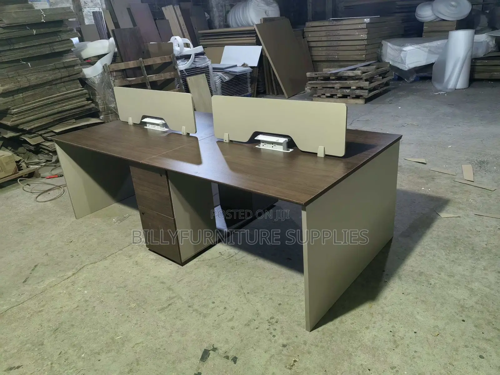 4 Way Workstation in Nairobi – Modern Office Desk Setup