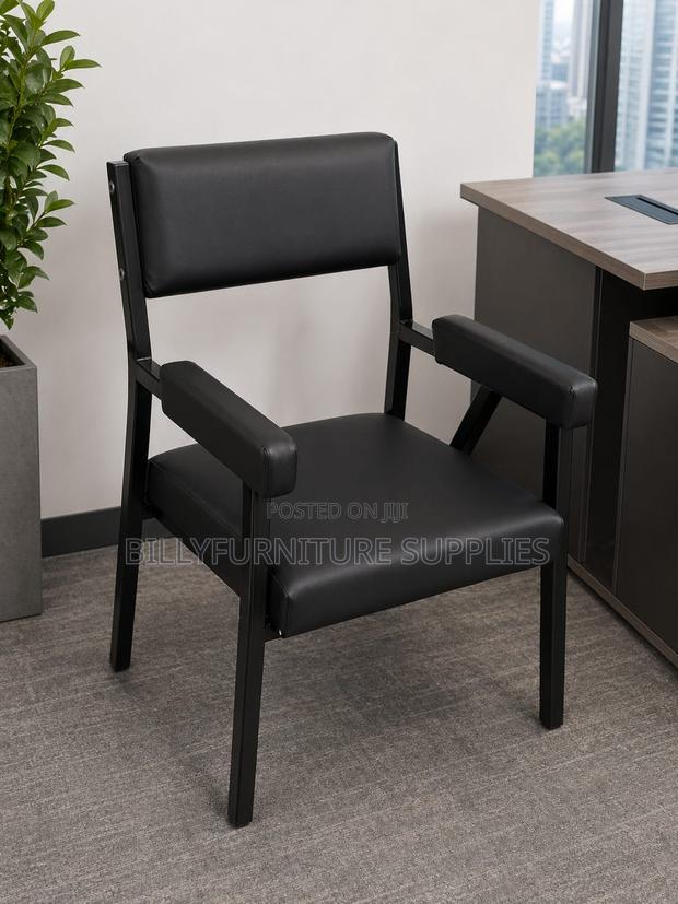 Visitors Office Chair With Armrest in Nairobi – Comfortable Seat