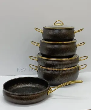 9 Pieces Granite Coating Kitchen Cookware