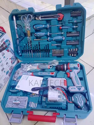 Total 165pcs 66nm Cordless Drill Combo Tool Set
