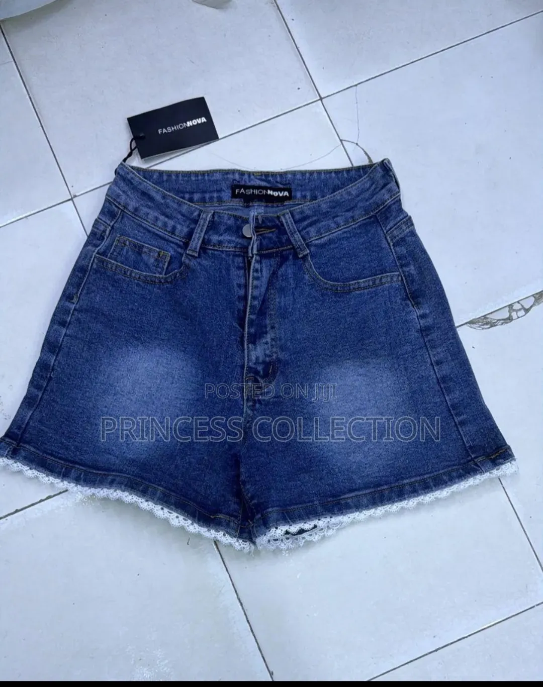Women Denim Short, Top, Sneakers