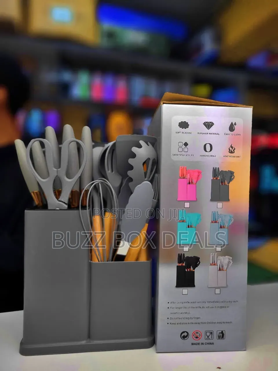 24 Pcs Silicon Cutlery Set