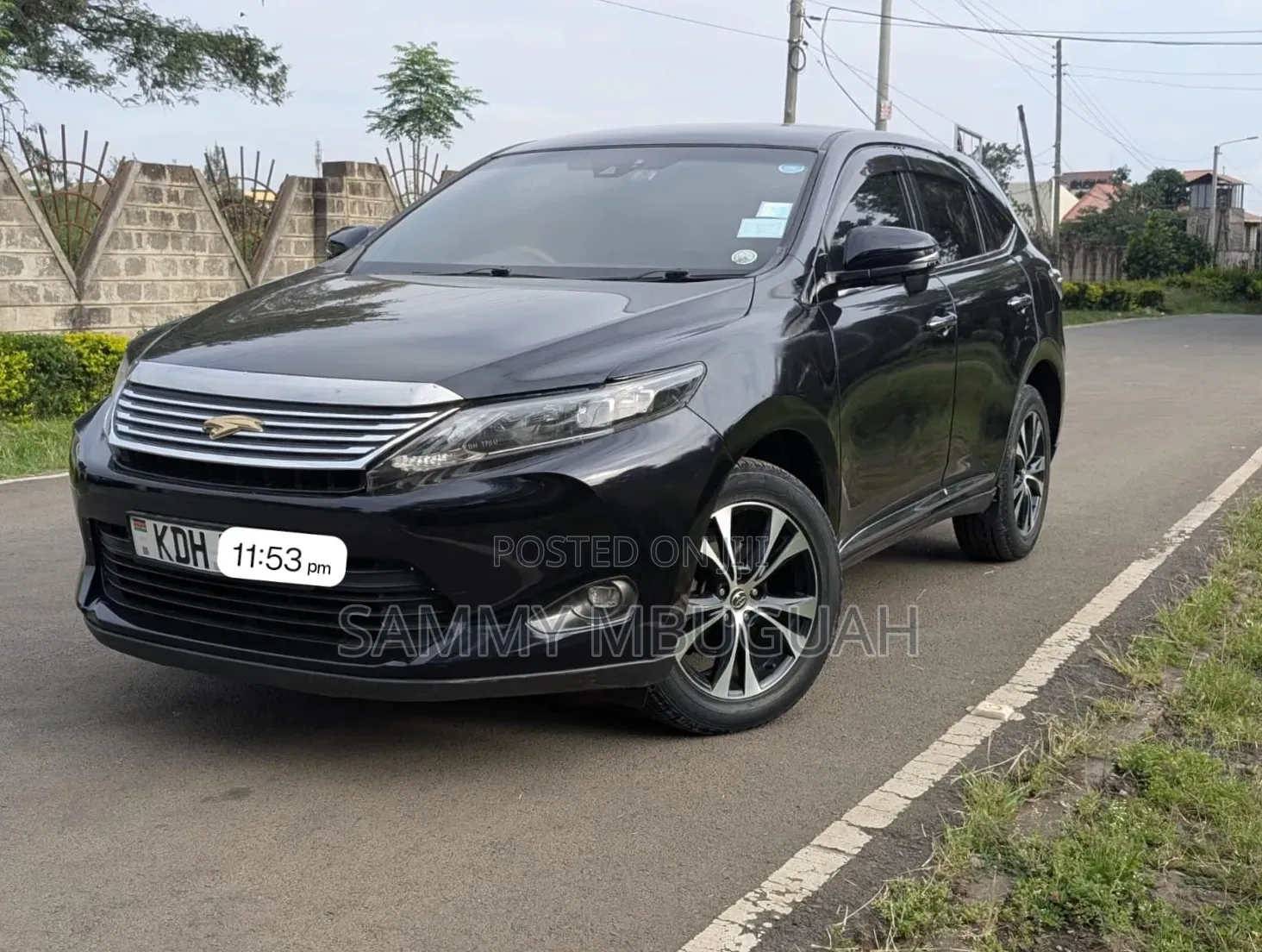 Toyota Harrier 2015 Black