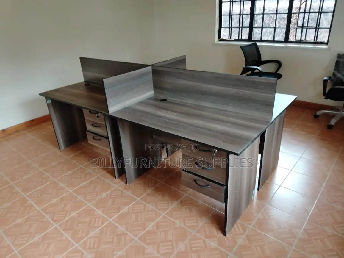 4 Way Workstation Kenya – Durable Stylish Office Desk