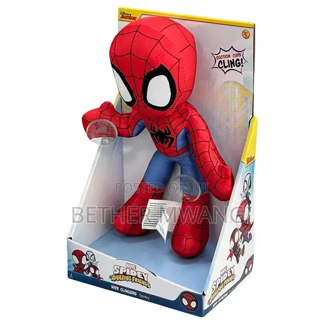 Spidey N Friends Little Plush Web Clingers 9 Inch