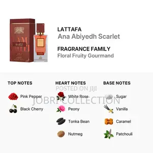 Ana Abiyedh Scarlet by Lataffa Fragrance/Perfume Available