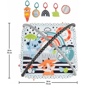 Fisher Price 3-in-1 Music Glow Grow Gym Infant Playmat With Lights