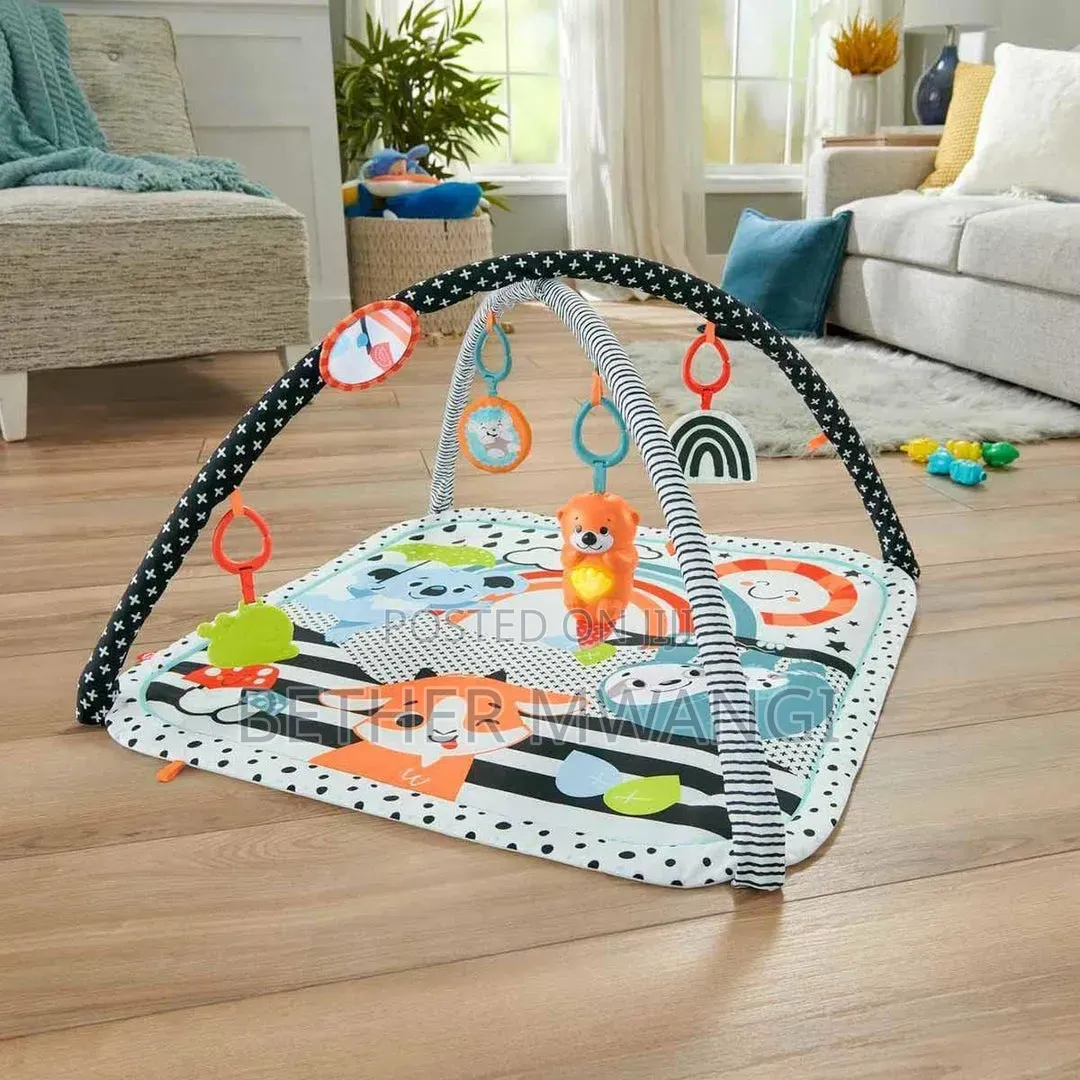 Fisher Price 3-in-1 Music Glow Grow Gym Infant Playmat With Lights