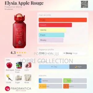 Elysia Apple Rouge by Fragrance World Fragrance/Perfume Available