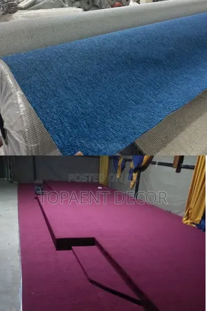 Maroon and Blue Easy Fixing, Affordable Wall to Wall Carpets
