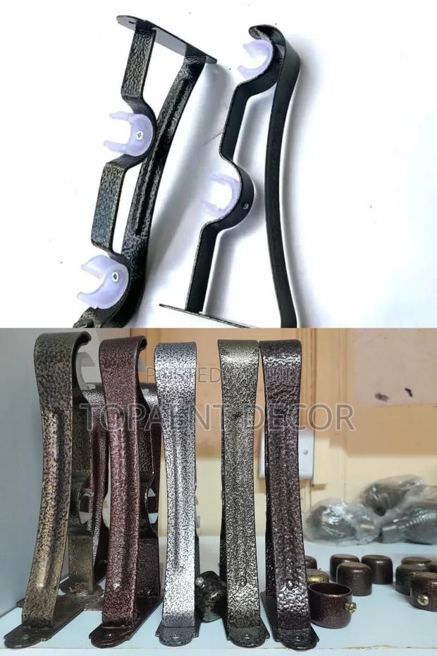 Coated Curtain Rods Brackets With Quality
