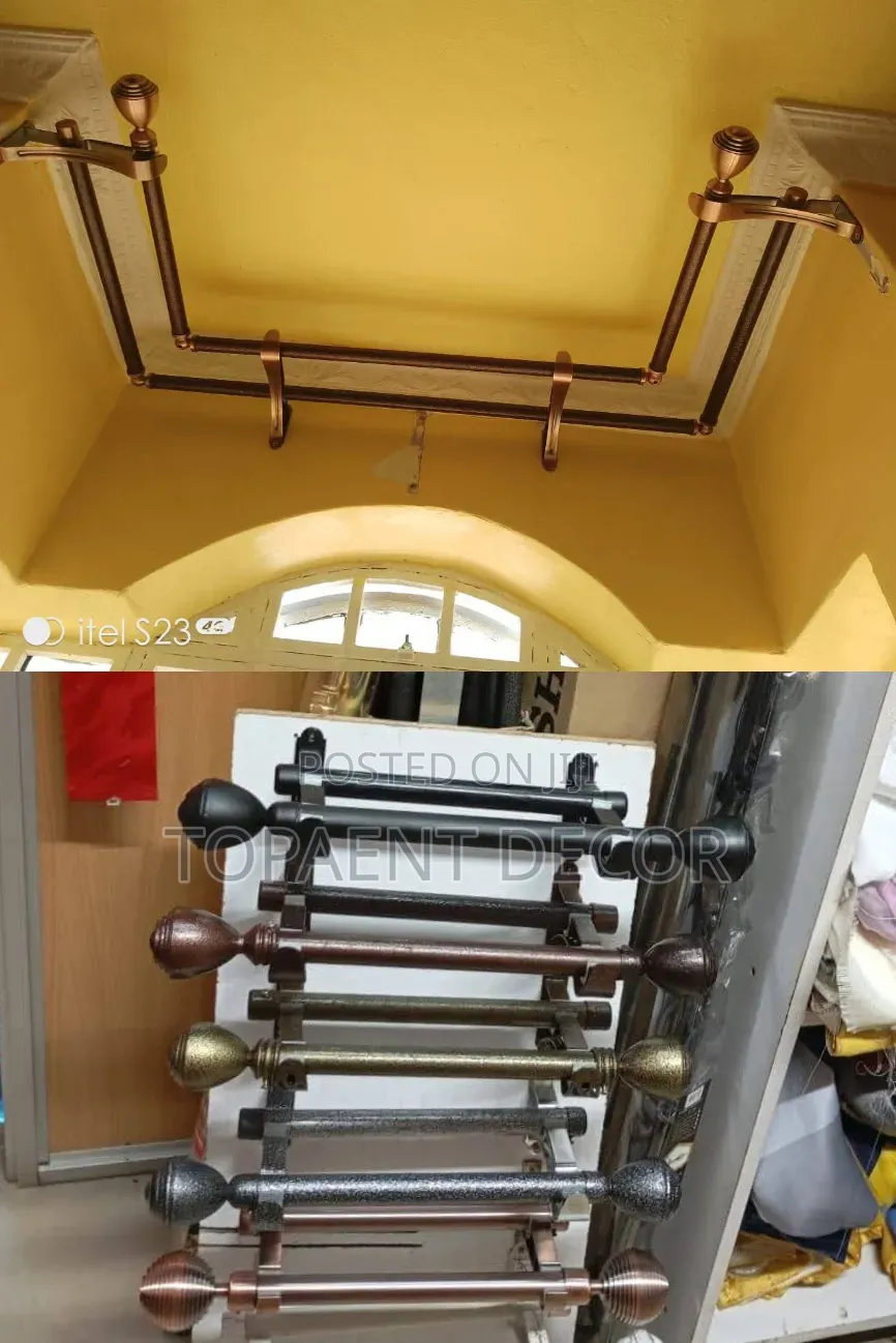 Strong, Heavy Duty, Curtains and Sheers Rods