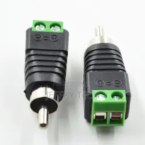 Adapter Rca Tv Female Male to Terminal Block Av Screw CCTV Video Balum