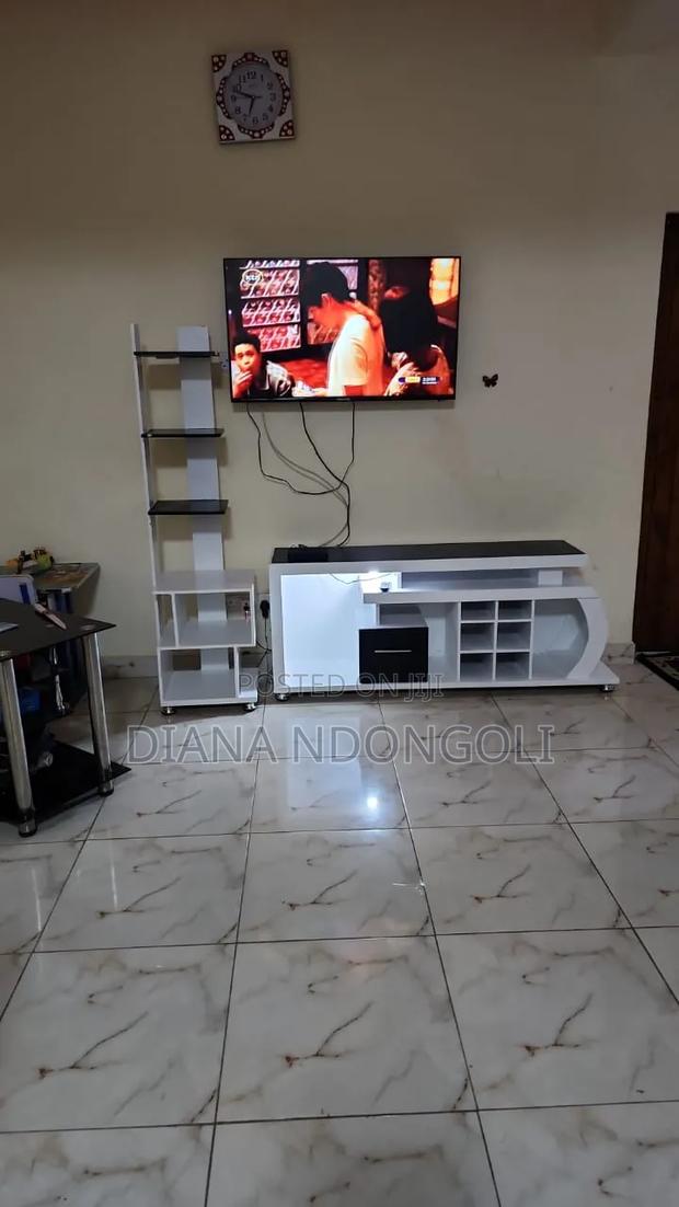 Tv Stand With Inbuilt Decor Stand Available