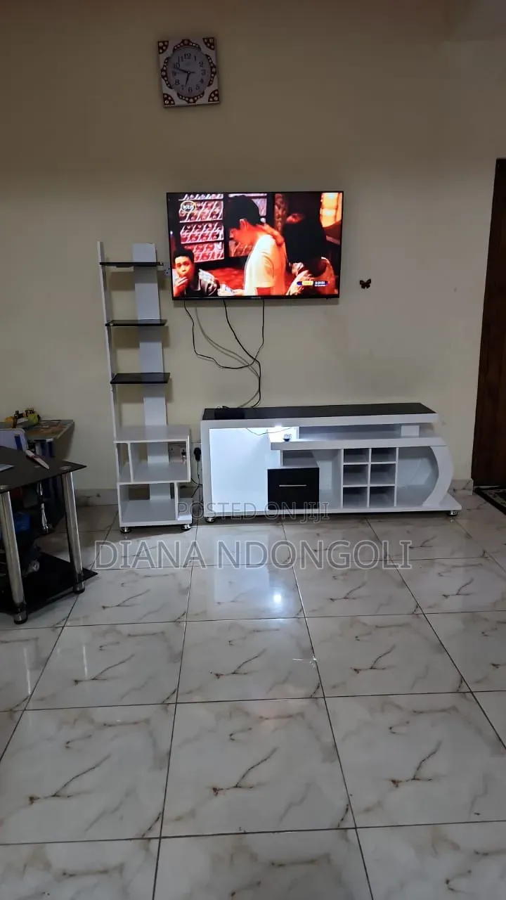 Tv Stand With Inbuilt Decor Stand Available