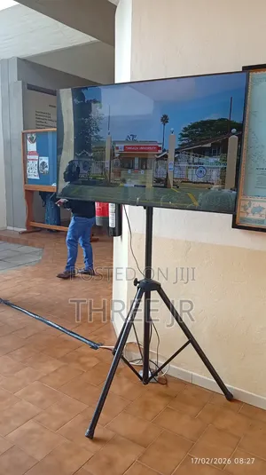 Tv Screens in an Exhibition Set Up Available for Hire 55inch