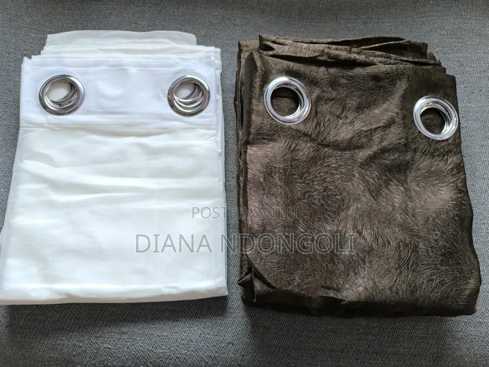 3 Pc Curtains*  2 Curtains 1.5 M Each
1 Sheer- 2 M
Height-2.5m