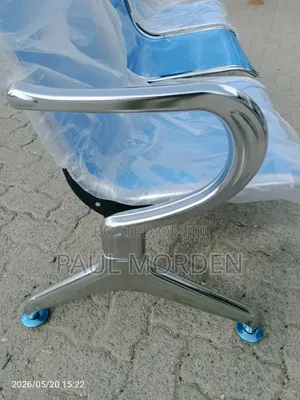 New 3-Seater Metal Waiting Bench