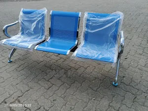New 3-Seater Metal Waiting Bench
