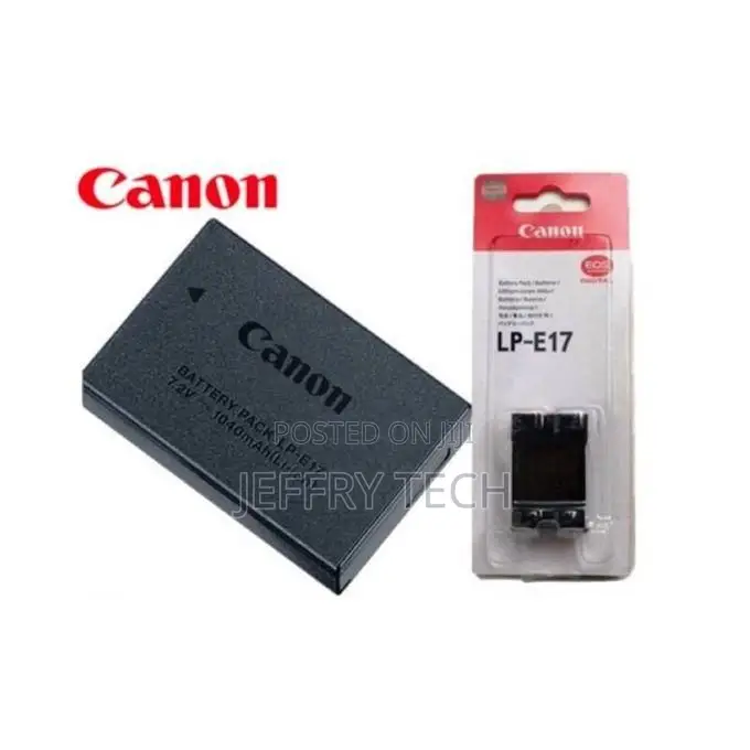 Canon Lp-E17 Lithium-Ion Battery 1040mah for Eos 800d, 250d, 200d, 75