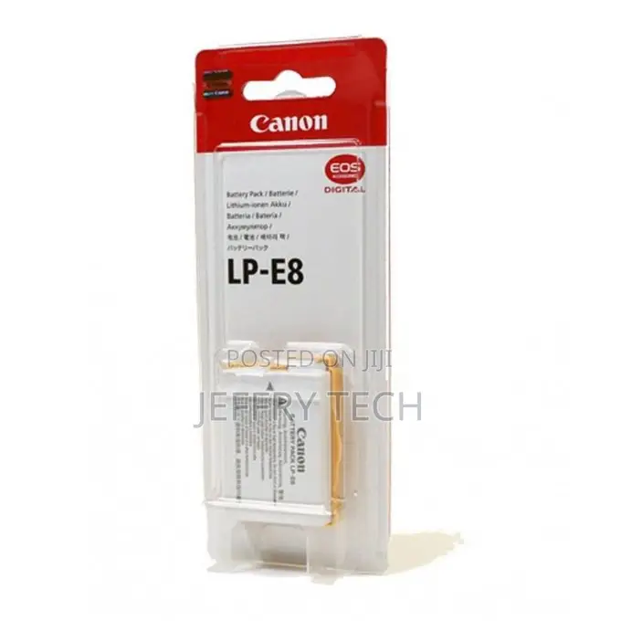 Canon Lp-E8 Battery Pack for Eos 550d/600d/650d - 1120mah