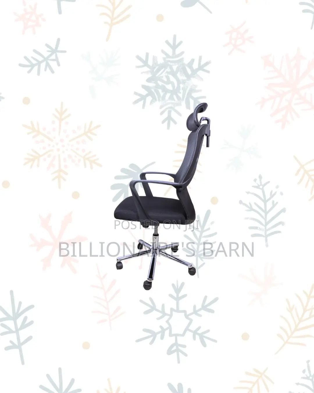 Mesh Office Chair Headrest Lumbar Support Kenya Wide Shipping