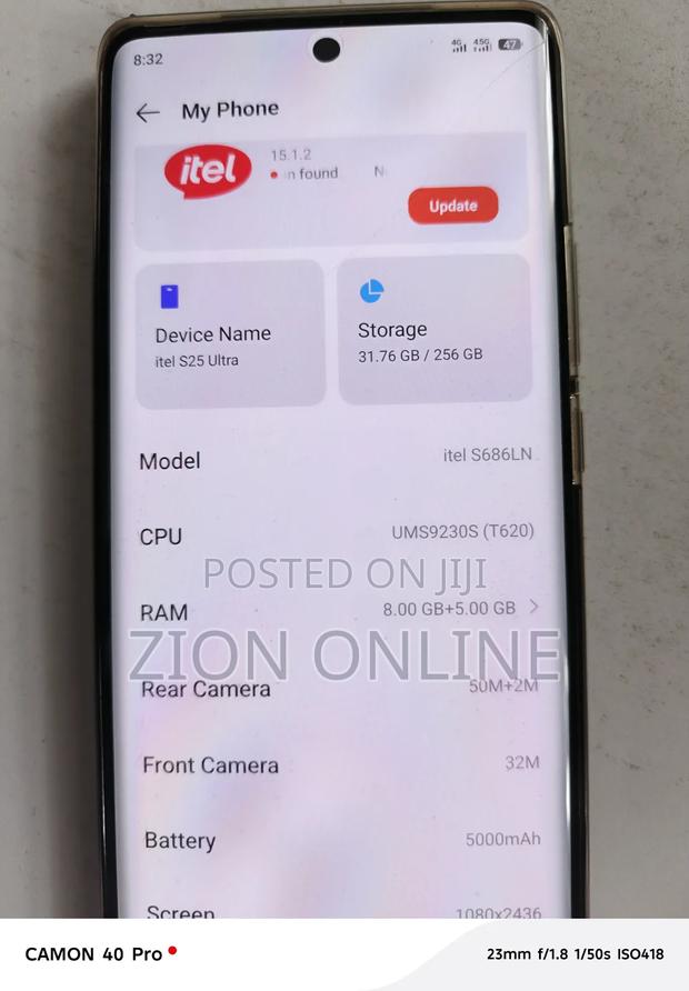 Itel S25 Ultra 256 GB Blue - thumbnail 3