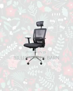 Stylish Black Mesh Office Chair Ergonomic Headrest Nairobi Special
