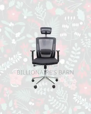 Stylish Black Mesh Office Chair Ergonomic Headrest Nairobi Special