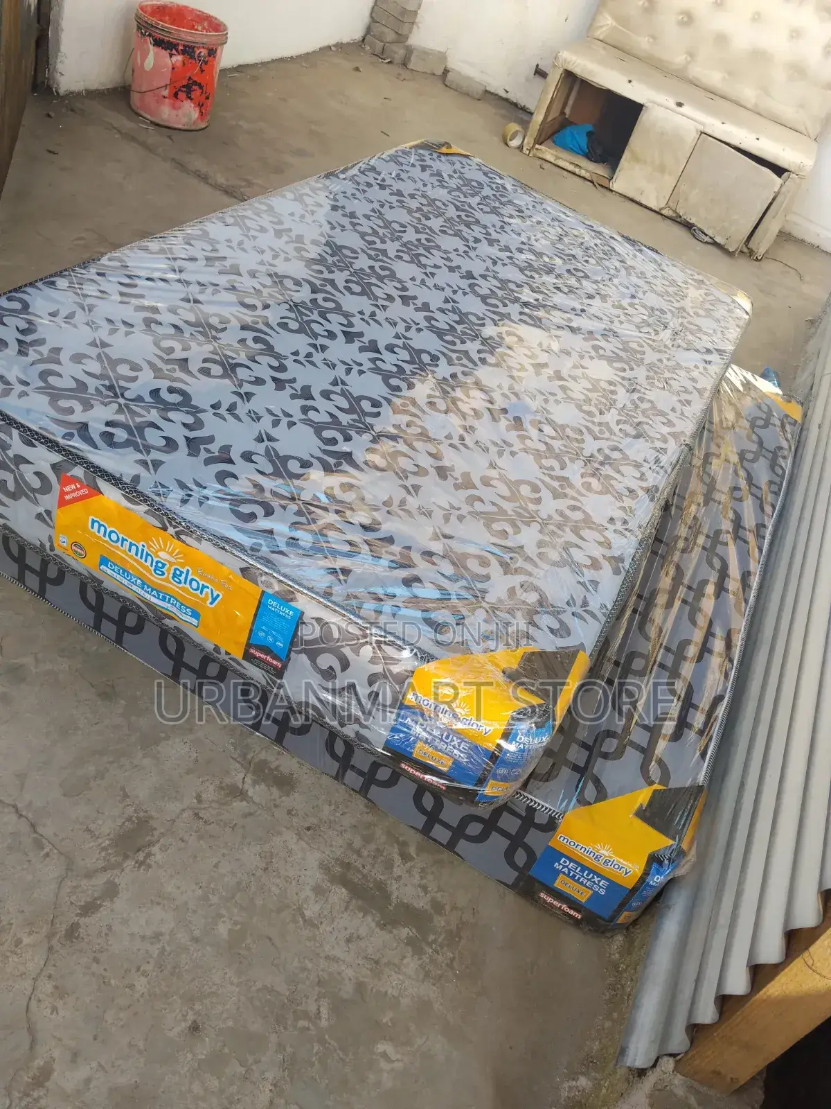 Morning Glory Restful Mattress 3 1⁄2 by 6, 8 Inch Quilted High Density